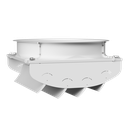 Louvered Circulation Fan, 54in Direct Drive, White