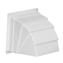 Wall Hoods 10in to 16in, Poly White