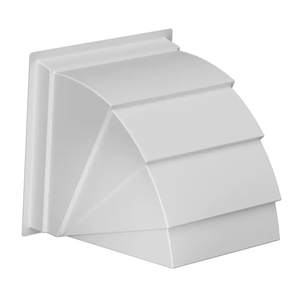 Wall Hoods 18in to 24in, Poly White