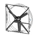 Panel Recirculation Fan, 54in Direct Drive, White