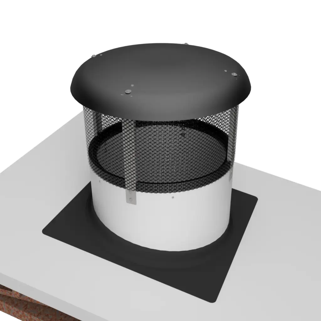Round Chimney Fan Rain Cap