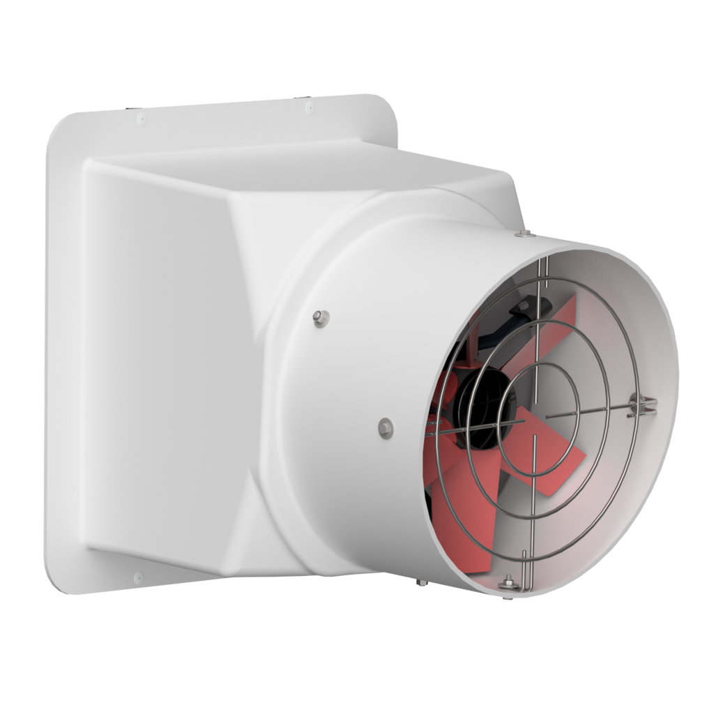 Wall Fan 16in AGI Direct Drive Base Mount