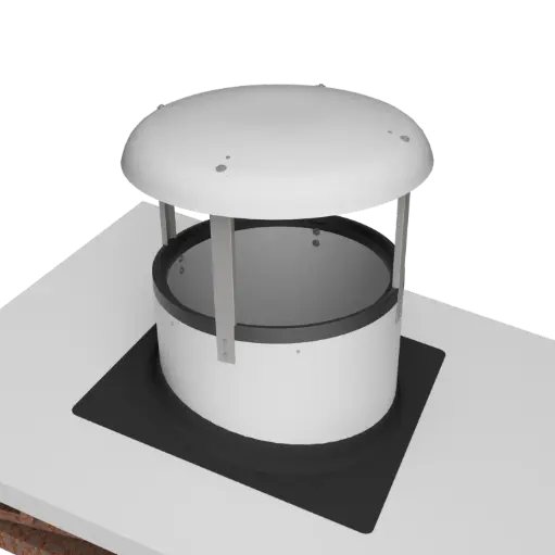 Round Chimney Fan Rain Cap